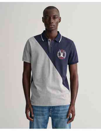Gant  - Sail Graphic Diagonal Block Piqué Polo Shirt Tbilisi