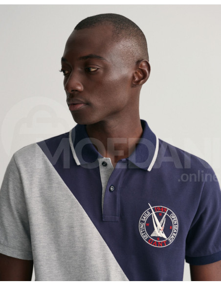 Gant - Sail Graphic Diagonal Block Piqué Polo Shirt Tbilisi - photo 3