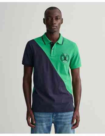 Gant - Sail Graphic Diagonal Block Piqué Polo Shirt Tbilisi