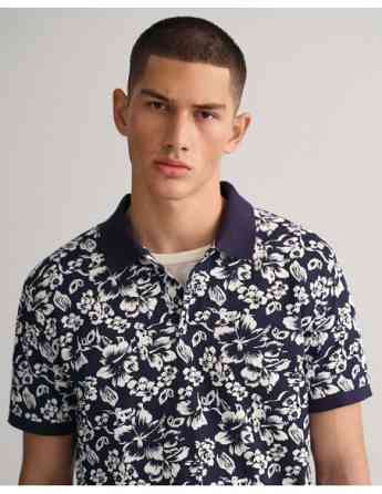 Gant - Floral Print Piqué Polo Shirt Tbilisi