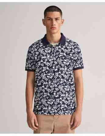 Gant - Floral Print Piqué Polo Shirt Tbilisi