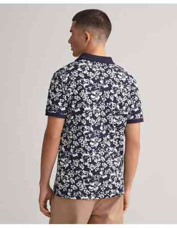 Gant - Floral Print Piqué Polo Shirt Tbilisi