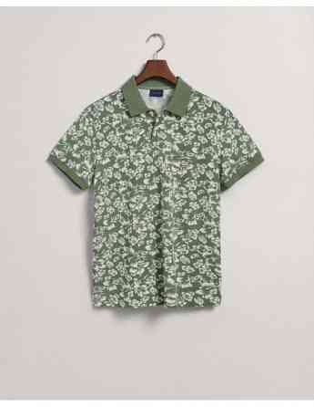 Gant - Floral Print Piqué Polo Shirt Tbilisi