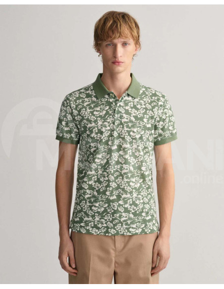 Gant - Floral Print Piqué Polo Shirt თბილისი - photo 1
