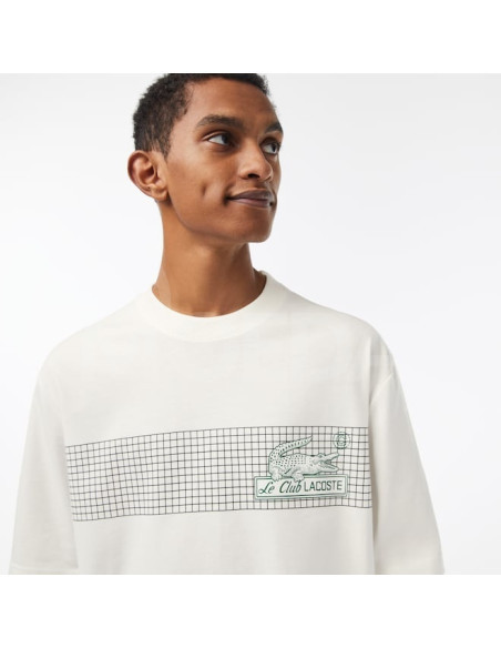 Lacoste - Men's Lacoste Loose Fit Tennis Print T-shirt Tbilisi - photo 3