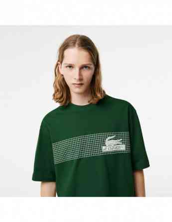 Lacoste - Men's Lacoste Loose Fit Tennis Print T-shirt Tbilisi