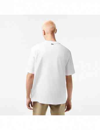 Lacoste - Men's Crew Neck Loose Fit Crocodile Print T-Shirt Тбилиси