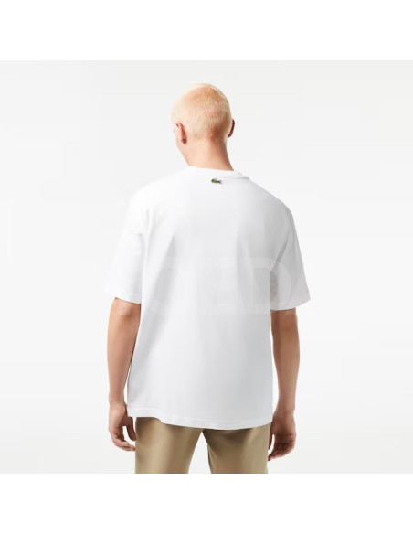 Lacoste - Men's Crew Neck Loose Fit Crocodile Print T-Shirt Tbilisi - photo 2