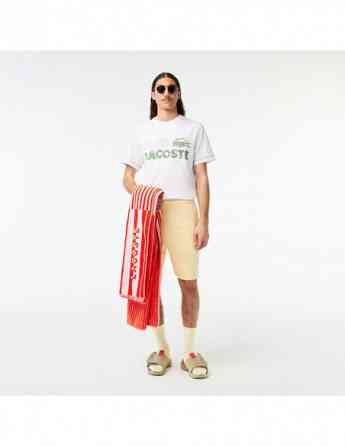 Lacoste - Men's Lacoste Vintage Print Organic Cotton T-shirt Тбилиси