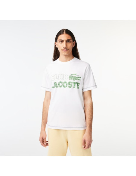 Lacoste - Men's Lacoste Vintage Print Organic Cotton T-shirt თბილისი - photo 1