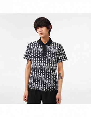 Lacoste - Movement two-tone printed Polo Shirt Тбилиси