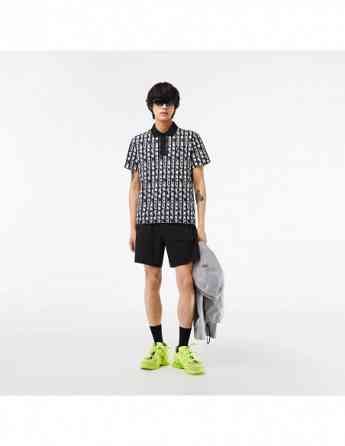 Lacoste - Movement two-tone printed Polo Shirt Тбилиси
