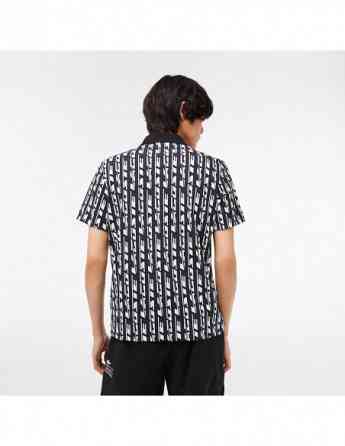 Lacoste - Movement two-tone printed Polo Shirt Тбилиси