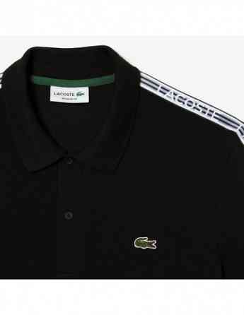 Lacoste - Regular Fit Logo Stripe Stretch Cotton Polo Shirt Тбилиси