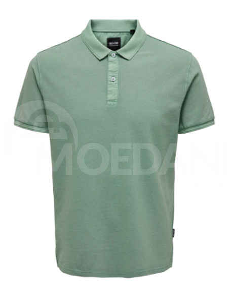 ONLY & SONS - ONSTRAVIS SLIM WASHED SS POLO NOOS Тбилиси - изображение 6