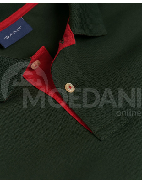 Gant - CONTRAST COLLAR PIQUE LS RUGGER Tbilisi - photo 2