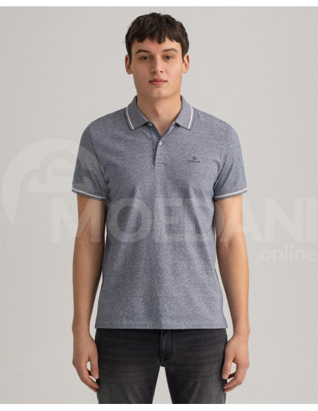 Gant - D1. 2 TONE JACQUARD SS RUGGER Тбилиси - изображение 1