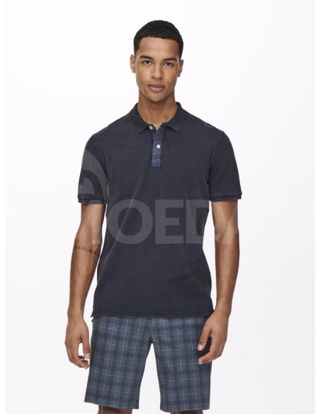 ONLY & SONS - ONSTRAVIS SLIM WASHED SS POLO NOOS თბილისი - photo 1