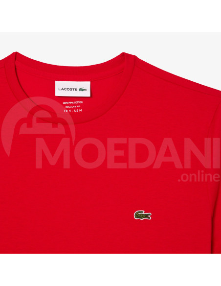 Lacoste - MONOCHROME COTTON PIMA JERSEY CREW NECK T-SHIRT თბილისი - photo 7