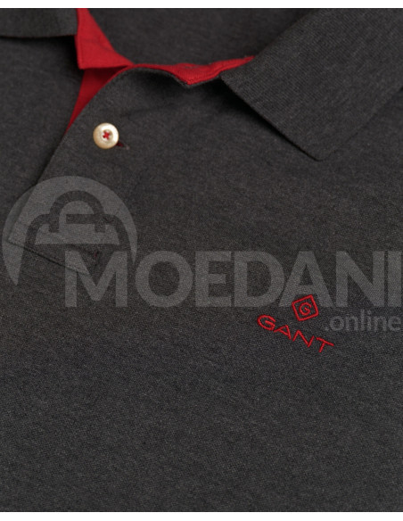 Gant - CONTRAST COLLAR PIQUE LS RUGGER თბილისი - photo 2