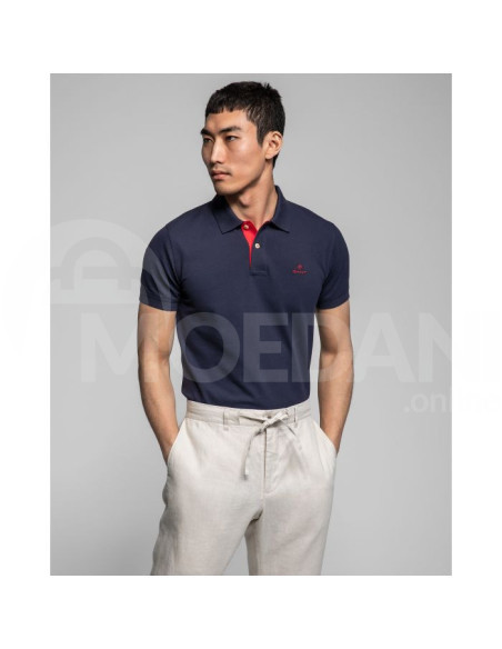 Gant - CONTRAST COLLAR PIQUE SS RUGGER Tbilisi - photo 1