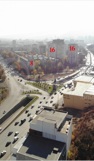 For rent plot on the corner of Gelovani and Robakidze 4700 m2 Tbilisi - photo 1