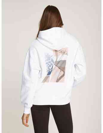 CALVIN KLEIN - FLORAL COLLAGE RELAXED HOODIE თბილისი