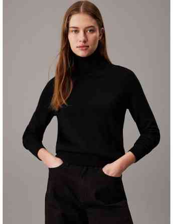 CALVIN KLEIN - MERINO WOOL ROLL-NECK SWEATER თბილისი
