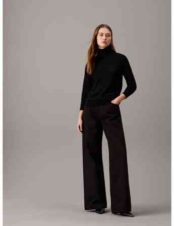 CALVIN KLEIN - MERINO WOOL ROLL-NECK SWEATER თბილისი