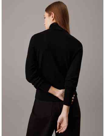 CALVIN KLEIN - MERINO WOOL ROLL-NECK SWEATER თბილისი