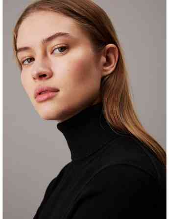 CALVIN KLEIN - MERINO WOOL ROLL-NECK SWEATER თბილისი