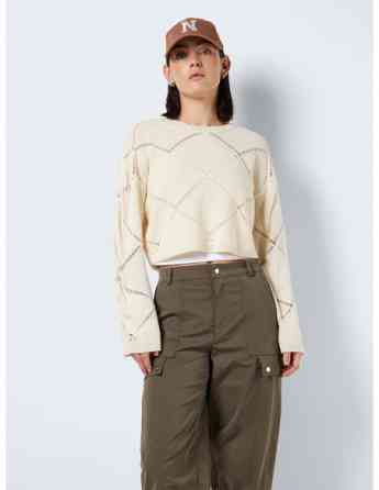 Noisy May - NMJUNE L/S O-NECK CROP KNIT NOOS თბილისი