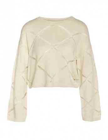 Noisy May - NMJUNE L/S O-NECK CROP KNIT NOOS თბილისი