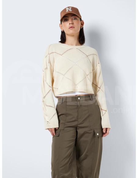 Noisy May - NMJUNE L/S O-NECK CROP KNIT NOOS თბილისი - photo 1