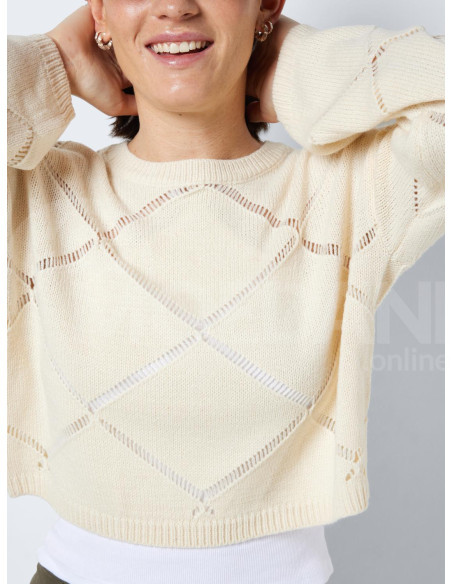 Noisy May - NMJUNE L/S O-NECK CROP KNIT NOOS თბილისი - photo 4