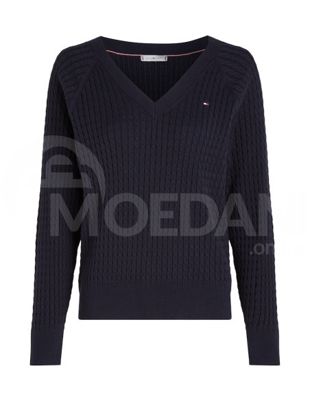 Tommy Hilfiger - CO CABLE V-NK SWEATER თბილისი - photo 1