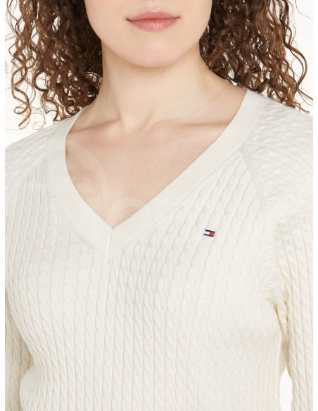 Tommy Hilfiger - CO CABLE V-NK SWEATER თბილისი - photo 6