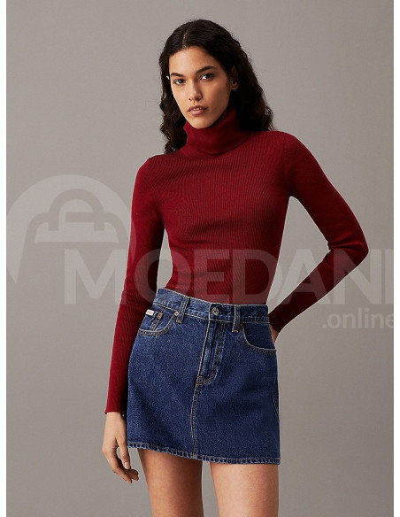 CALVIN KLEIN - WOVEN LABEL ROLL NECK SWEATER თბილისი - photo 1