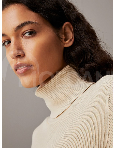 CALVIN KLEIN - WOVEN LABEL ROLL NECK SWEATER თბილისი - photo 4