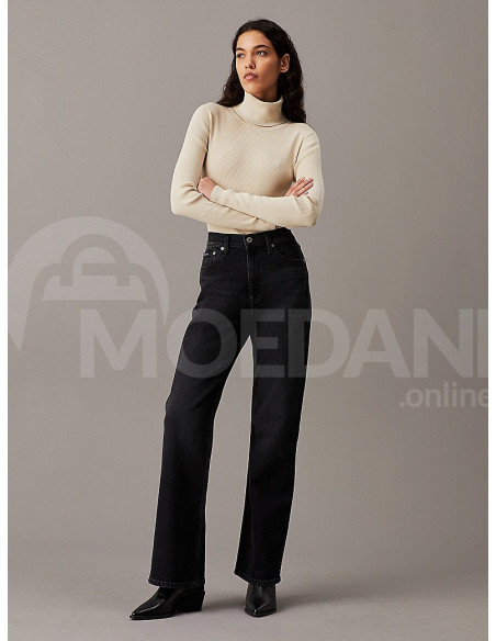 CALVIN KLEIN - WOVEN LABEL ROLL NECK SWEATER თბილისი - photo 5