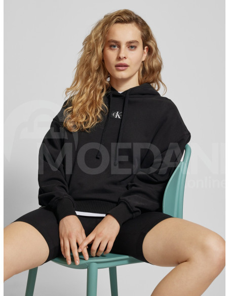 CALVIN KLEIN - WOVEN LABEL OVERSIZED HOODIE თბილისი - photo 3