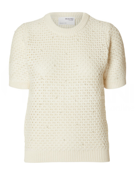 SELECTED FEMME - SLFPENNY SS KNIT O-NECK თბილისი - photo 10