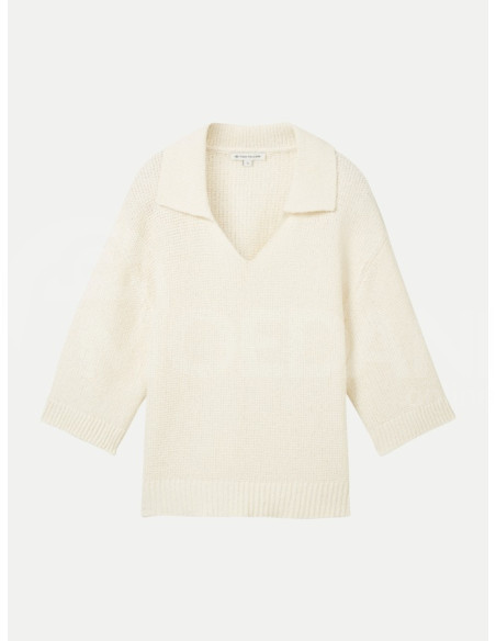 Tom Tailor - KNIT PULLOVER WITH COLLAR თბილისი - photo 5