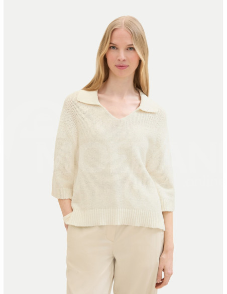 Tom Tailor - KNIT PULLOVER WITH COLLAR თბილისი - photo 1