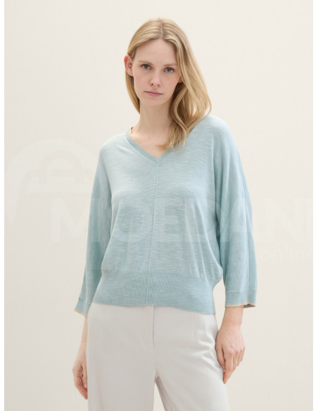 Tom Tailor - KNIT PULLOVER WITH TIPPING თბილისი - photo 3