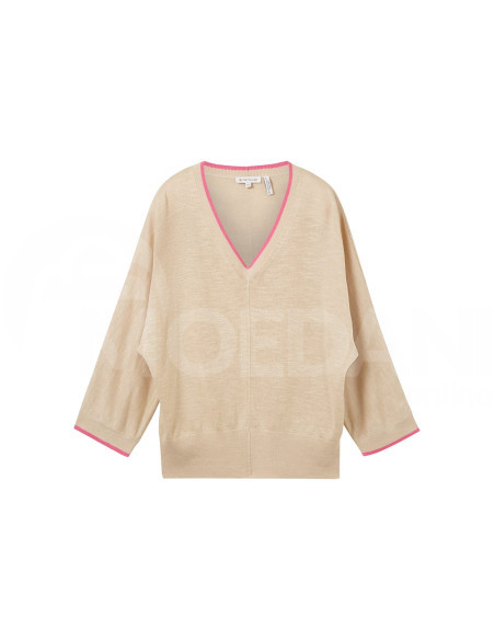 Tom Tailor - KNIT PULLOVER WITH TIPPING თბილისი - photo 6