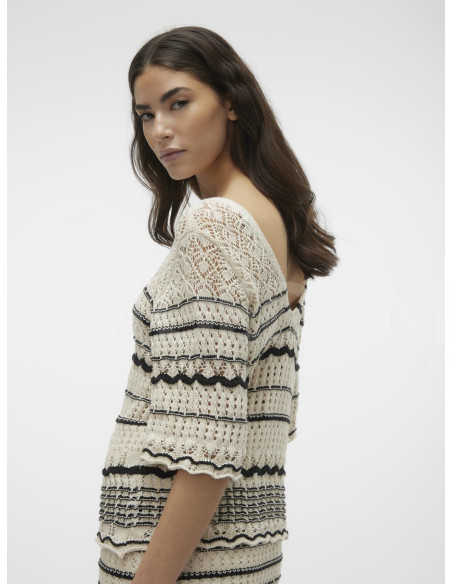 Vero Moda - VMMINOU 2-WAY 2/4 V-BACK PULLOVER თბილისი - photo 4