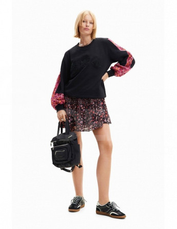 DESIGUAL - Embroidered puff sweatshirt თბილისი - photo 5