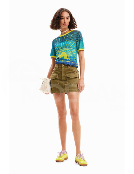 DESIGUAL - Knit wave T-shirt თბილისი - photo 4