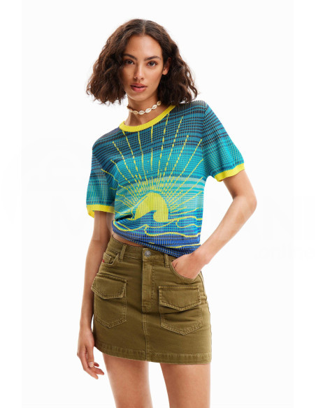 DESIGUAL - Knit wave T-shirt თბილისი - photo 1